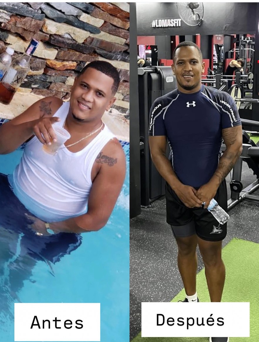 Male client, body recomposition